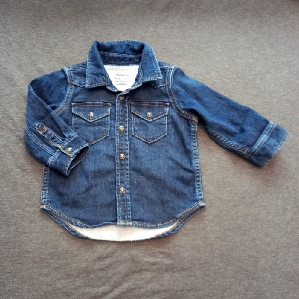 Baby Gap Long Sleeve Denim Shirt - Picture 1 of 5